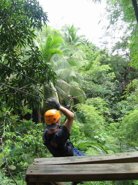 Matt slides off the platform